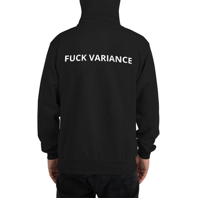 Champion Hoodie f variance on back poker word art