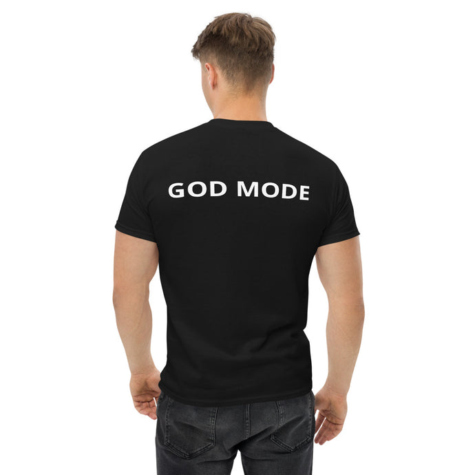 GOD MODE BACK design Men's heavyweight tee