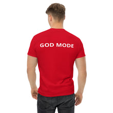 Load image into Gallery viewer, GOD MODE BACK design Men&#39;s heavyweight tee