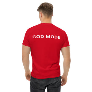 GOD MODE BACK design Men's heavyweight tee