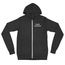 Load image into Gallery viewer, FUCK VARIANCE Unisex zip hoodie