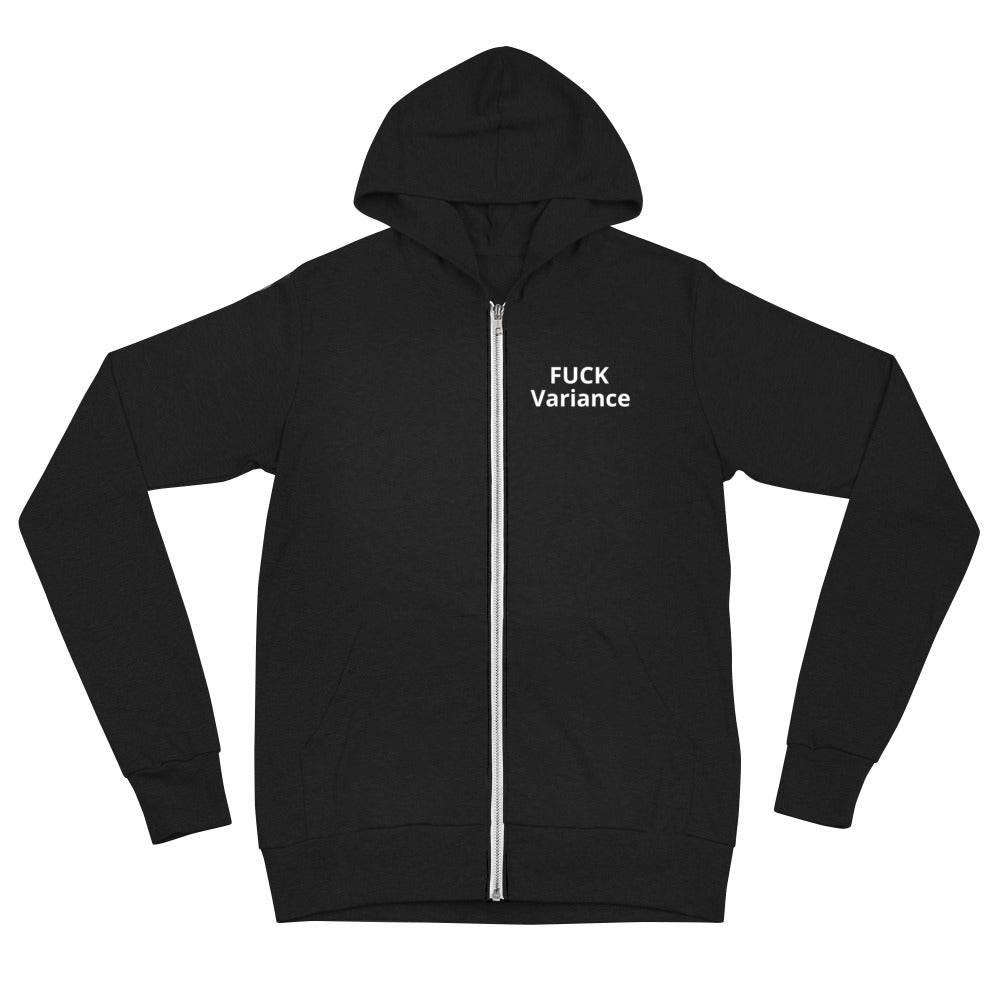 FUCK VARIANCE Unisex zip hoodie